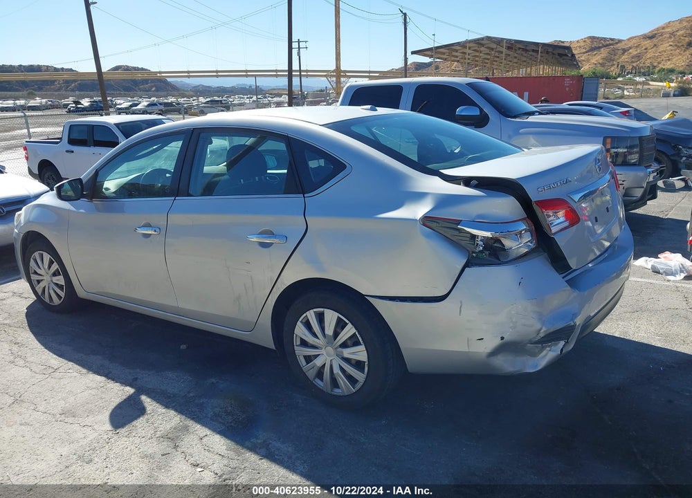 2017 NISSAN SENTRA SV VIN: 3N1AB7AP4HY346267