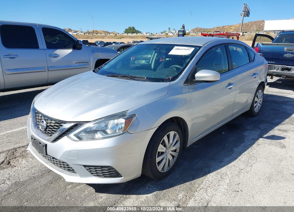 2017 NISSAN SENTRA SV VIN: 3N1AB7AP4HY346267