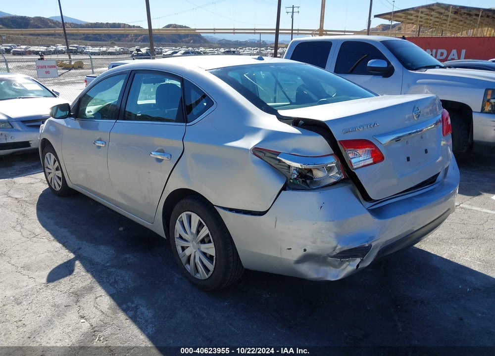 2017 NISSAN SENTRA SV VIN: 3N1AB7AP4HY346267