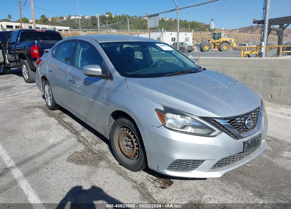 2017 NISSAN SENTRA SV VIN: 3N1AB7AP4HY346267