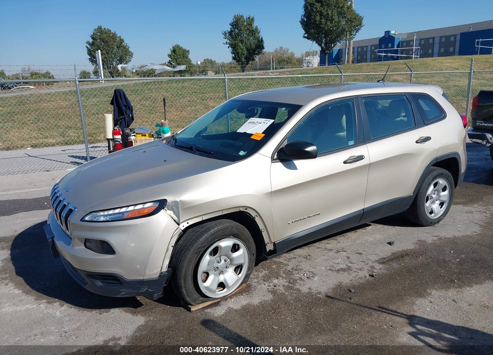 2015 JEEP CHEROKEE SPORT VIN: 1C4PJLAB3FW579052