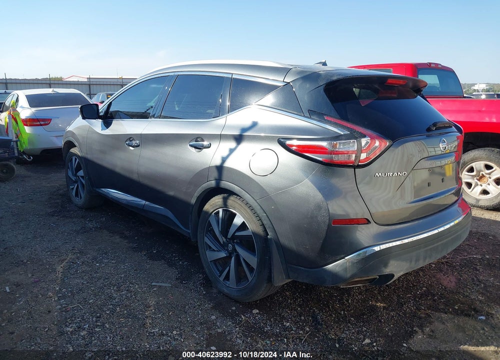 2016 NISSAN MURANO PLATINUM VIN: 5N1AZ2MH3GN120731