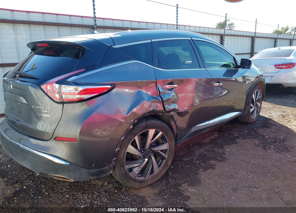2016 NISSAN MURANO PLATINUM VIN: 5N1AZ2MH3GN120731