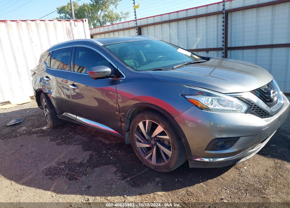 2016 NISSAN MURANO PLATINUM VIN: 5N1AZ2MH3GN120731