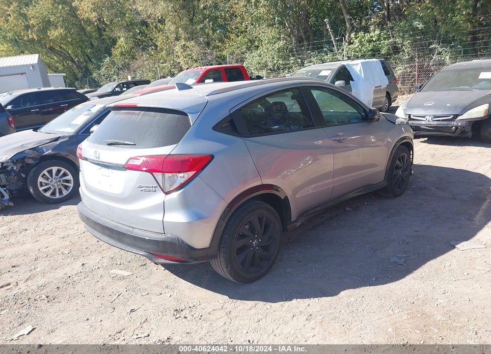2022 HONDA HR-V AWD SPORT VIN: 3CZRU6H1XNM760284