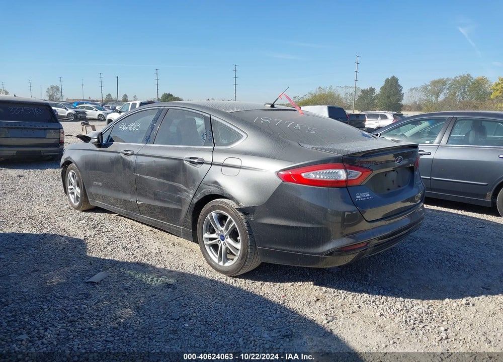 2015 FORD FUSION HYBRID TITANIUM VIN: 3FA6P0RU0FR189985