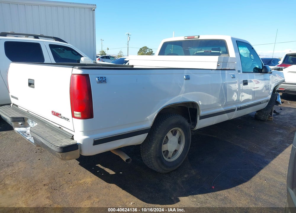 1997 GMC SIERRA 1500 SL WIDESIDE CMI VIN: 1GTEC14W5VZ528881