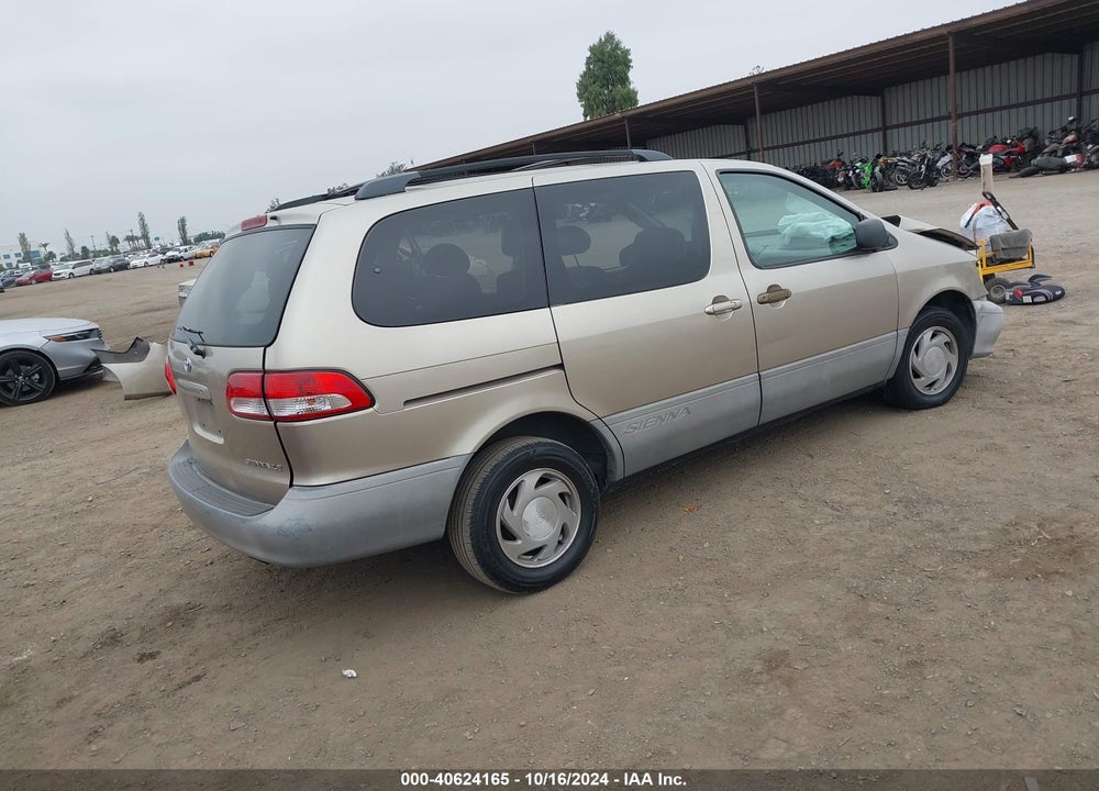 2001 TOYOTA SIENNA LE VIN: 4T3ZF13C11U348081
