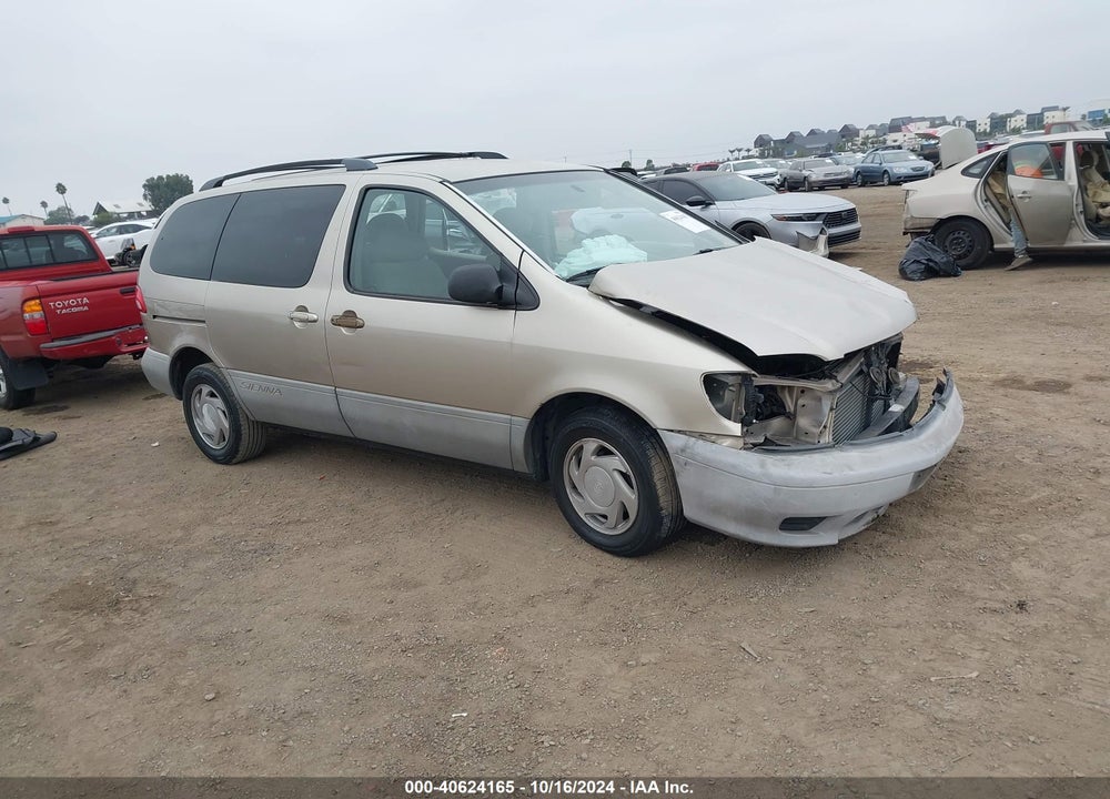 2001 TOYOTA SIENNA LE VIN: 4T3ZF13C11U348081