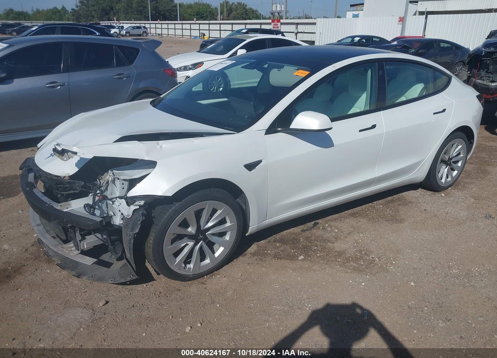 2022 TESLA MODEL 3 VIN: 5YJ3E1EB2NF259015