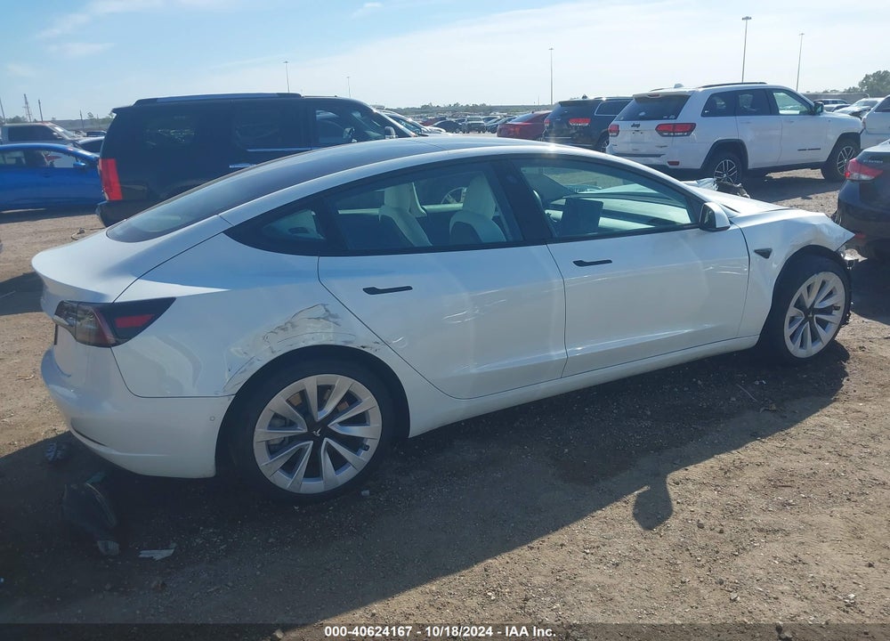 2022 TESLA MODEL 3 VIN: 5YJ3E1EB2NF259015