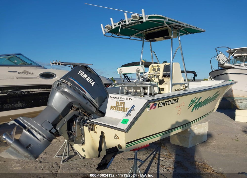 2001 CONTENDER BOAT VIN: JDJ21387A001