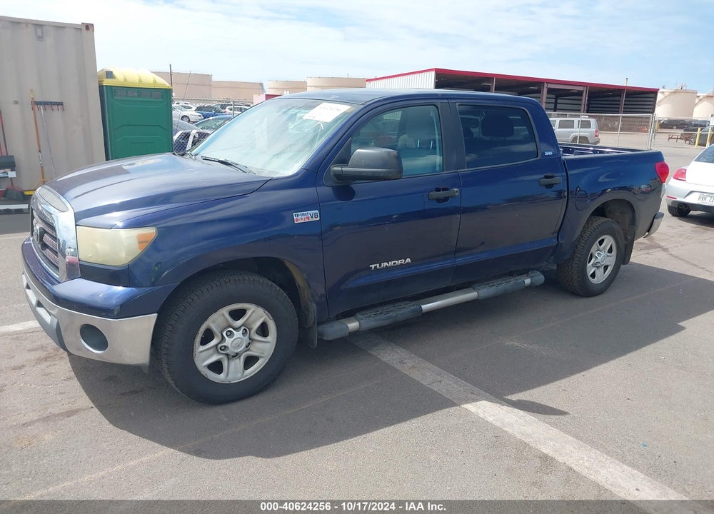 2008 TOYOTA TUNDRA SR5 5.7L V8 VIN: 5TFEV54168X051612