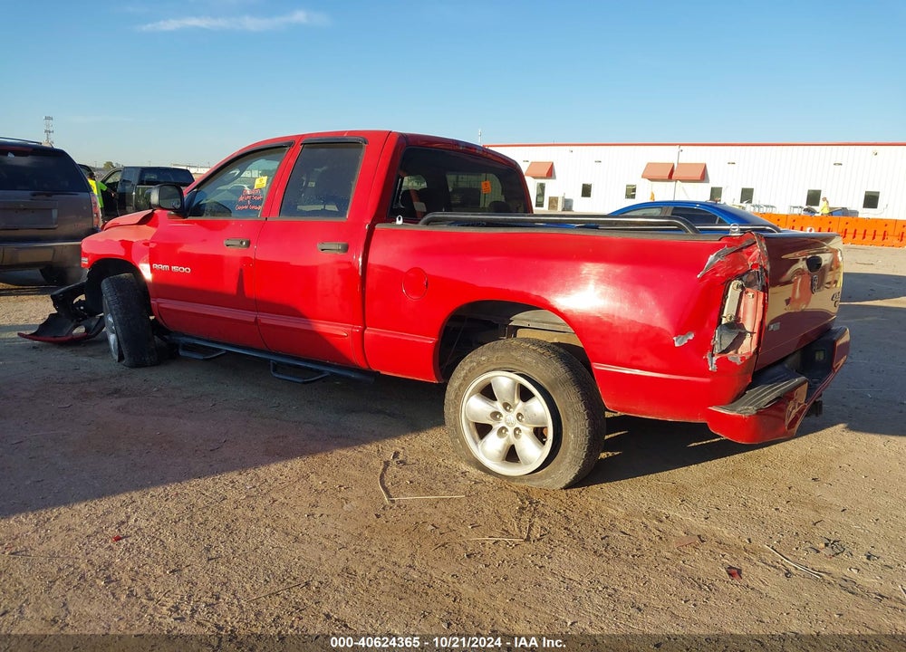 2005 DODGE RAM 1500 SLT/LARAMIE VIN: 1D7HU18D35S162713