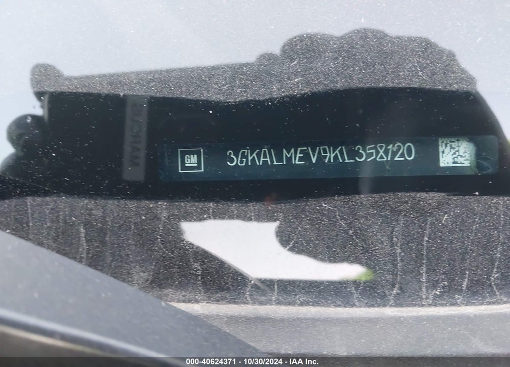 2019 GMC TERRAIN SLE VIN: 3GKALMEV9KL358120