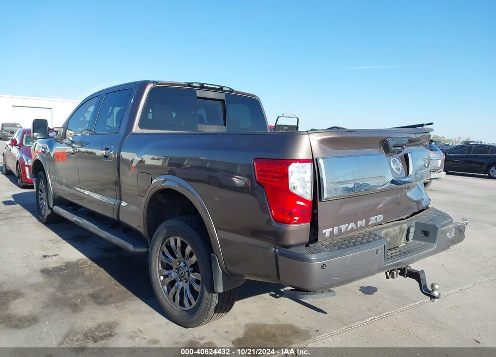 2018 NISSAN TITAN XD PLATINUM RESERVE GAS VIN: 1N6AA1F41JN530027