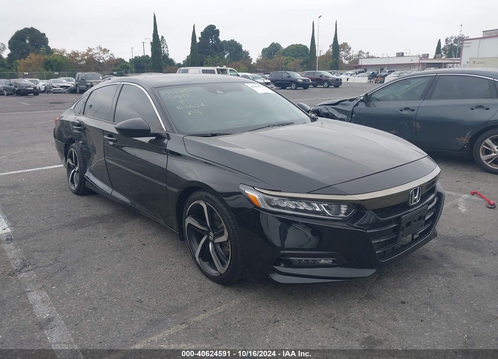 2018 HONDA ACCORD SPORT VIN: 1HGCV1F3XJA183376