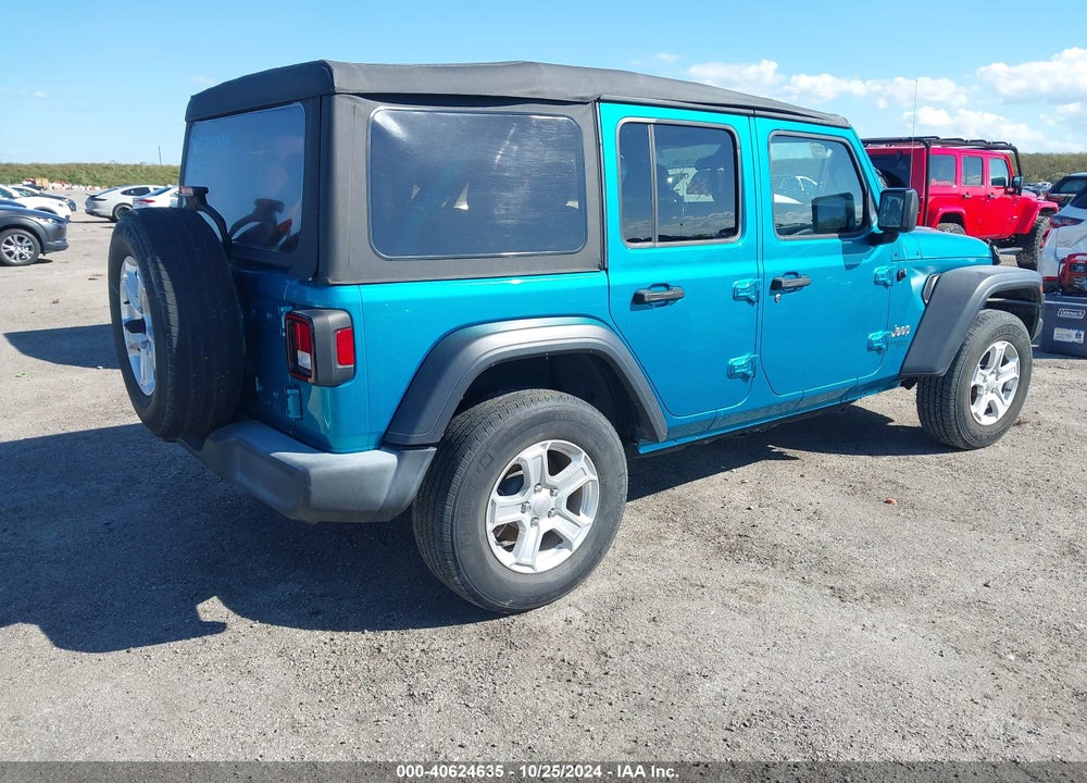 2019 ANGLER JEEP WR UNLIMITED SPORT S 4X4 VIN: 1C4HJXDG5KW613313