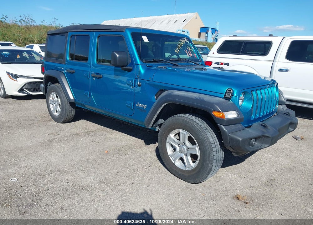 2019 ANGLER JEEP WR UNLIMITED SPORT S 4X4 VIN: 1C4HJXDG5KW613313