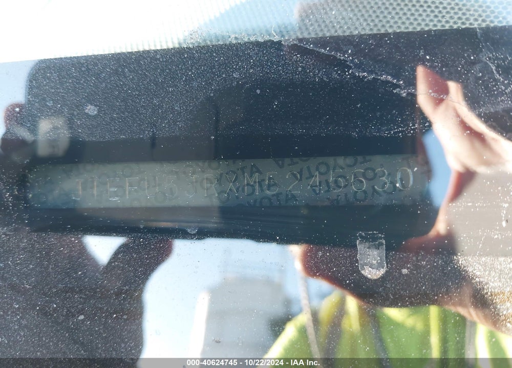 2021 TOYOTA 4RUNNER SR5 PREMIUM VIN: JTEFU5JRXM5245630