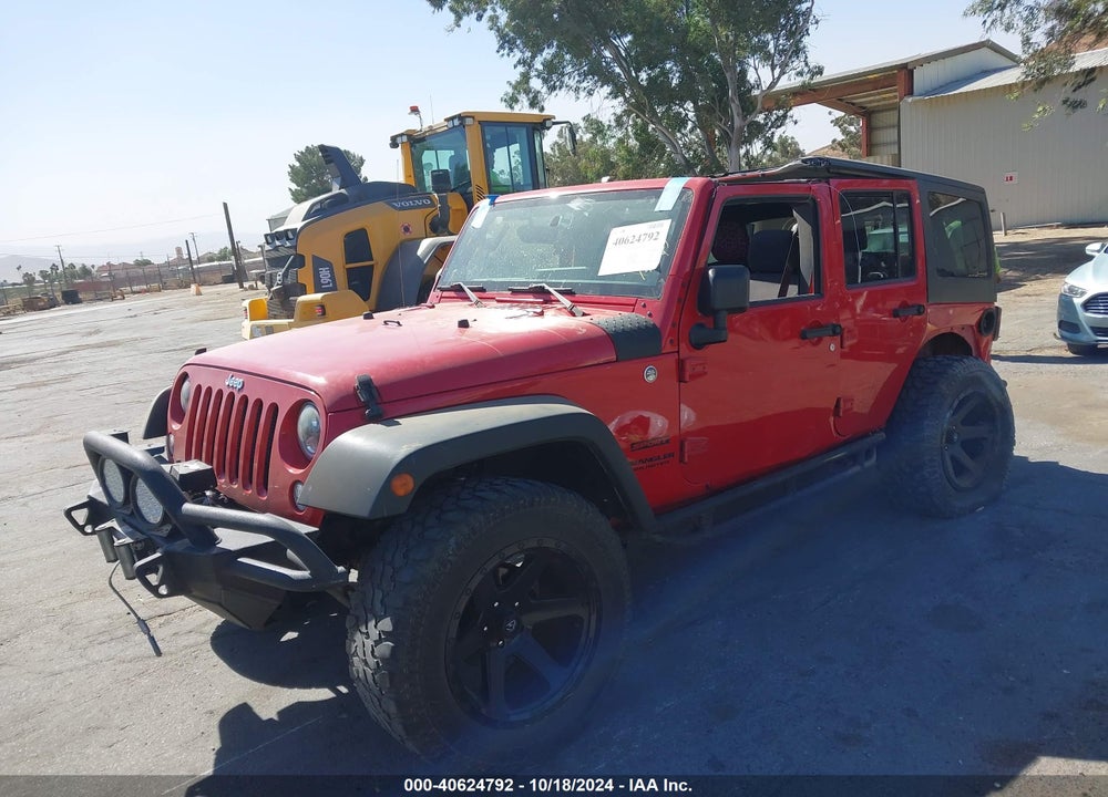 2014 JEEP WRANGLER UNLIMITED SPORT VIN: 1C4BJWDG3EL190947