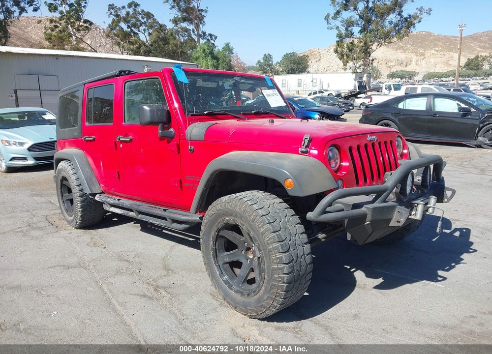 2014 JEEP WRANGLER UNLIMITED SPORT VIN: 1C4BJWDG3EL190947