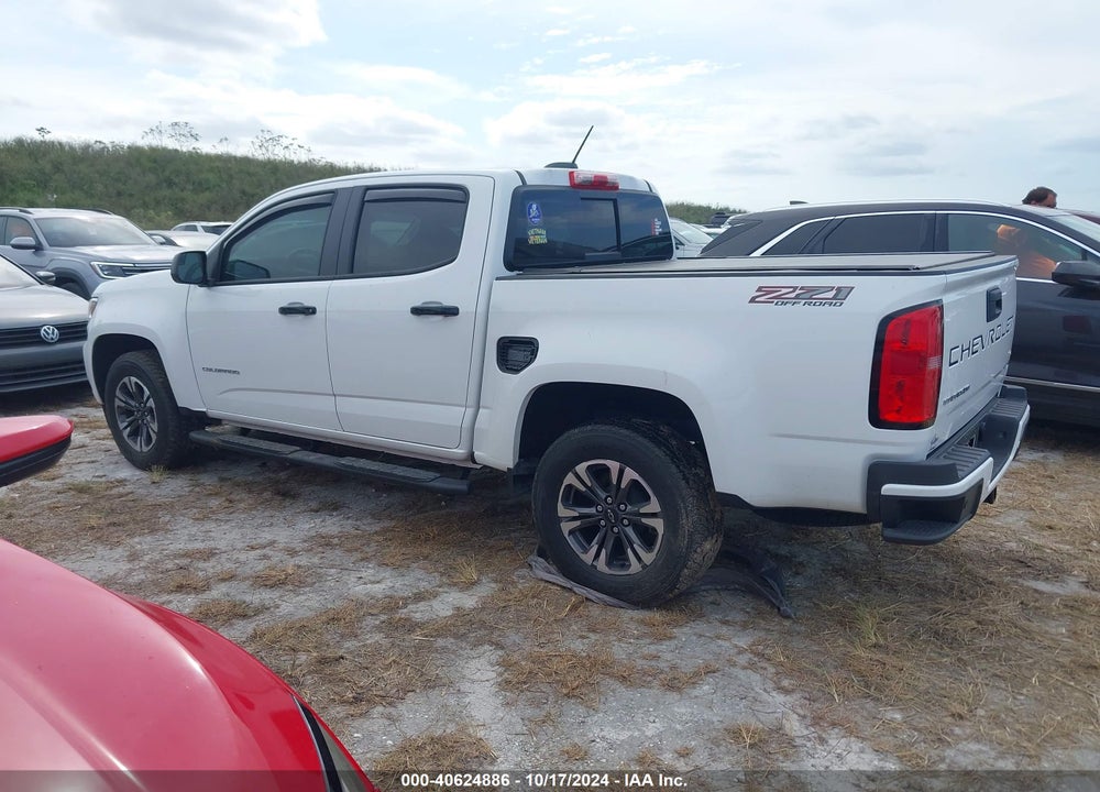 2022 CHEVROLET COLORADO 4WD SHORT BOX Z71 VIN: 1GCGTDEN9N1203584
