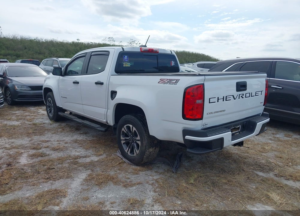 2022 CHEVROLET COLORADO 4WD SHORT BOX Z71 VIN: 1GCGTDEN9N1203584