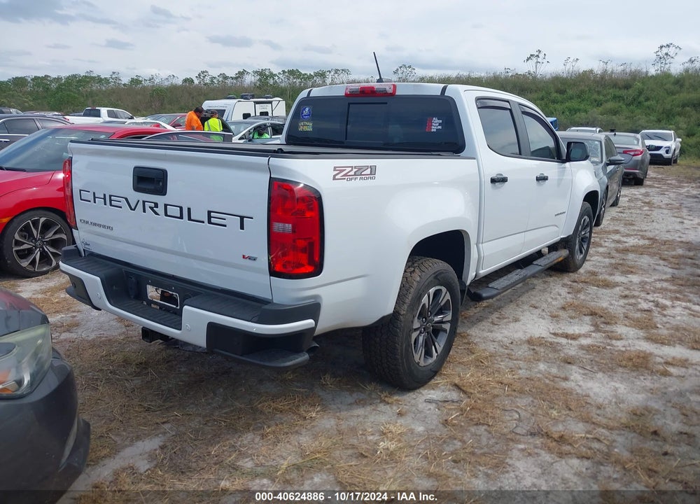 2022 CHEVROLET COLORADO 4WD SHORT BOX Z71 VIN: 1GCGTDEN9N1203584