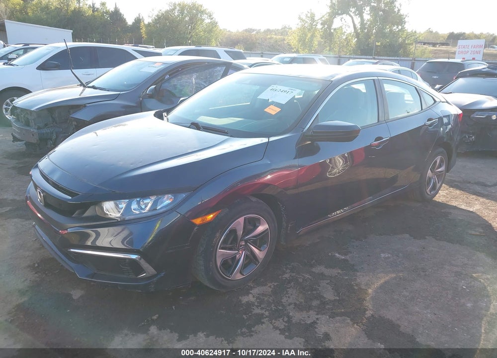 2020 HONDA CIVIC LX VIN: 19XFC2F66LE008544