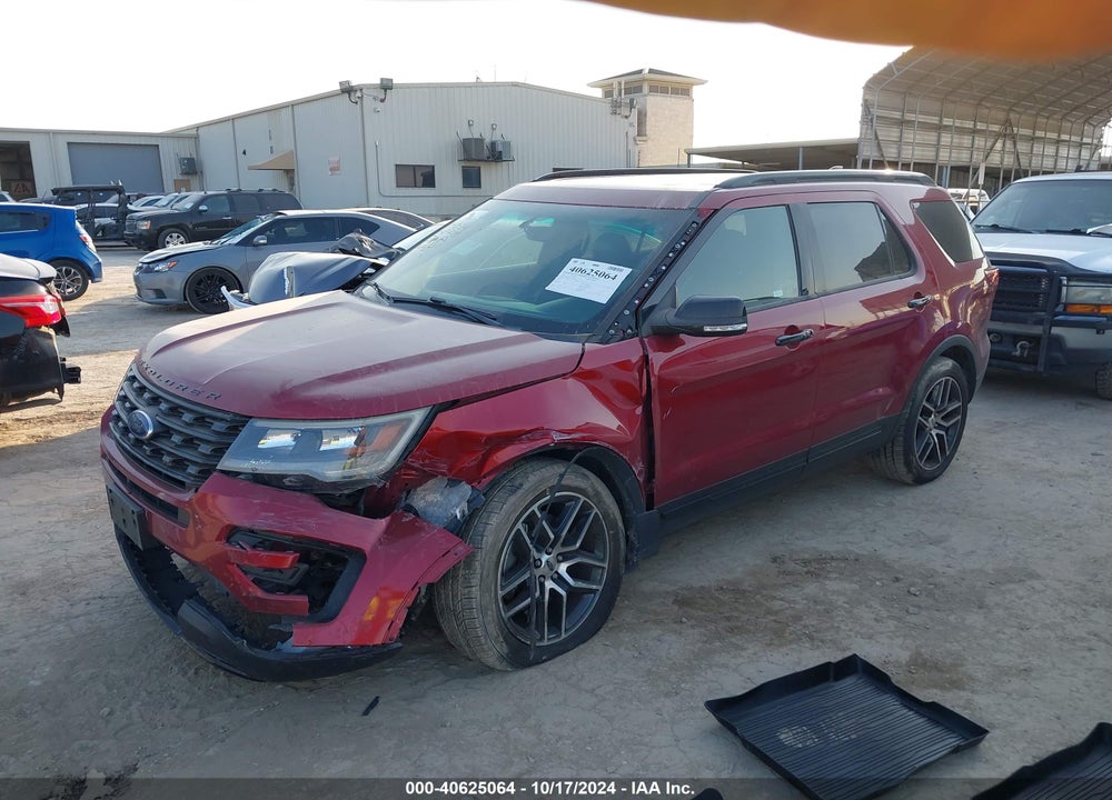 2017 FORD EXPLORER SPORT VIN: 1FM5K8GT7HGC06140