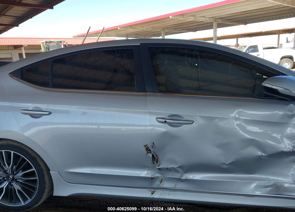 2018 HYUNDAI ELANTRA SPORT VIN: KMHD04LBXJU704721