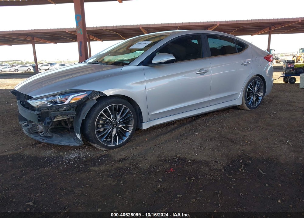 2018 HYUNDAI ELANTRA SPORT VIN: KMHD04LBXJU704721
