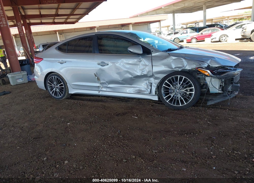 2018 HYUNDAI ELANTRA SPORT VIN: KMHD04LBXJU704721