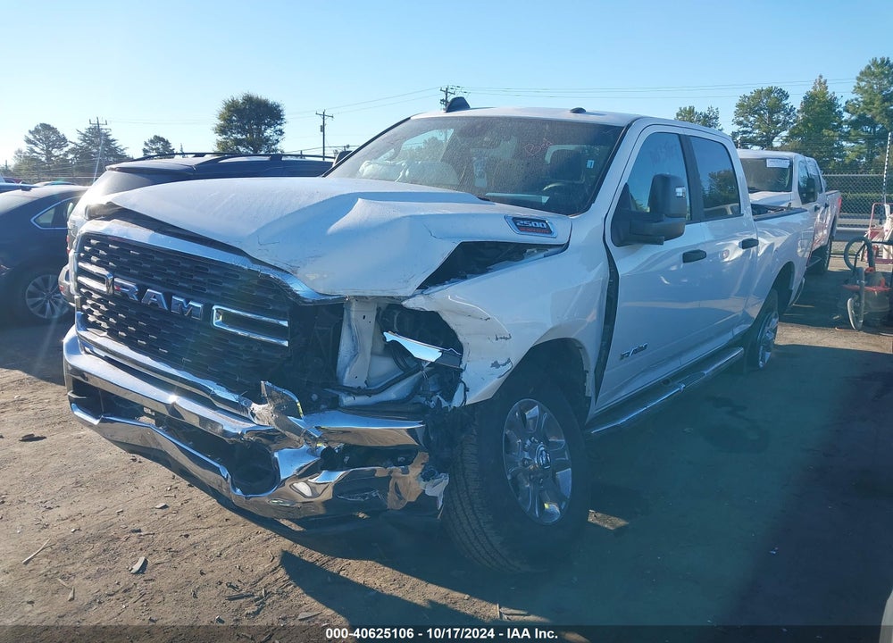 2024 RAM 2500 BIG HORN 4X4 6'4 BOX VIN: 3C6UR5DJ4RG303841