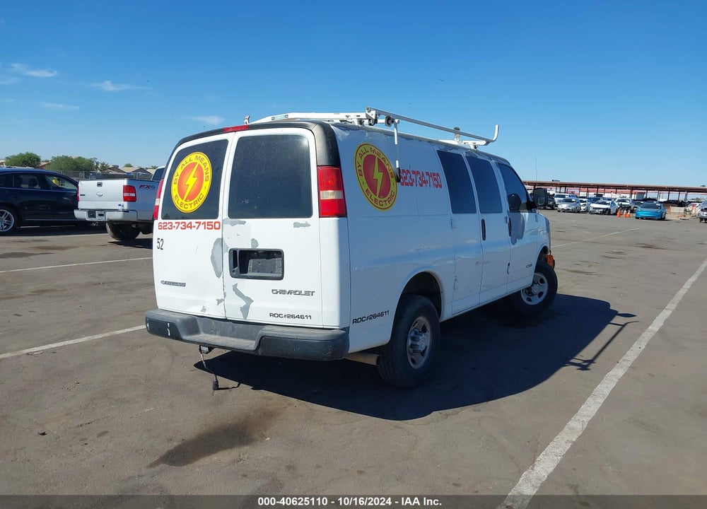 2006 CHEVROLET EXPRESS WORK VAN VIN: 1GCGG25V261150088