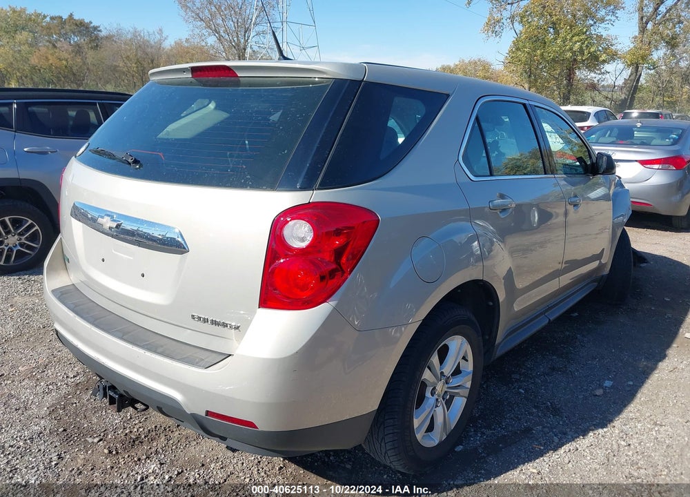 2012 CHEVROLET EQUINOX LS VIN: 2GNALBEK5C1178679