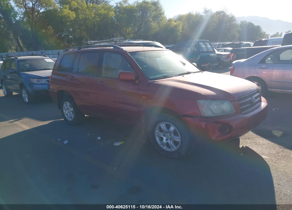2003 TOYOTA HIGHLANDER V6 VIN: JTEHF21A830137353