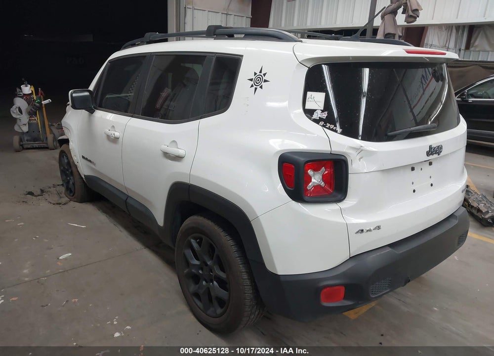 2017 JEEP RENEGADE LATITUDE 4X4 VIN: ZACCJBBB2HPG44593