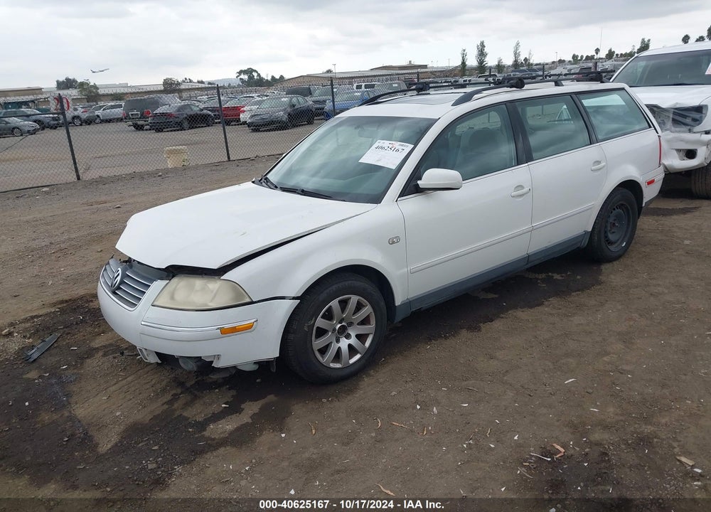 2003 VOLKSWAGEN PASSAT GLS VIN: WVWVD63B73E222357