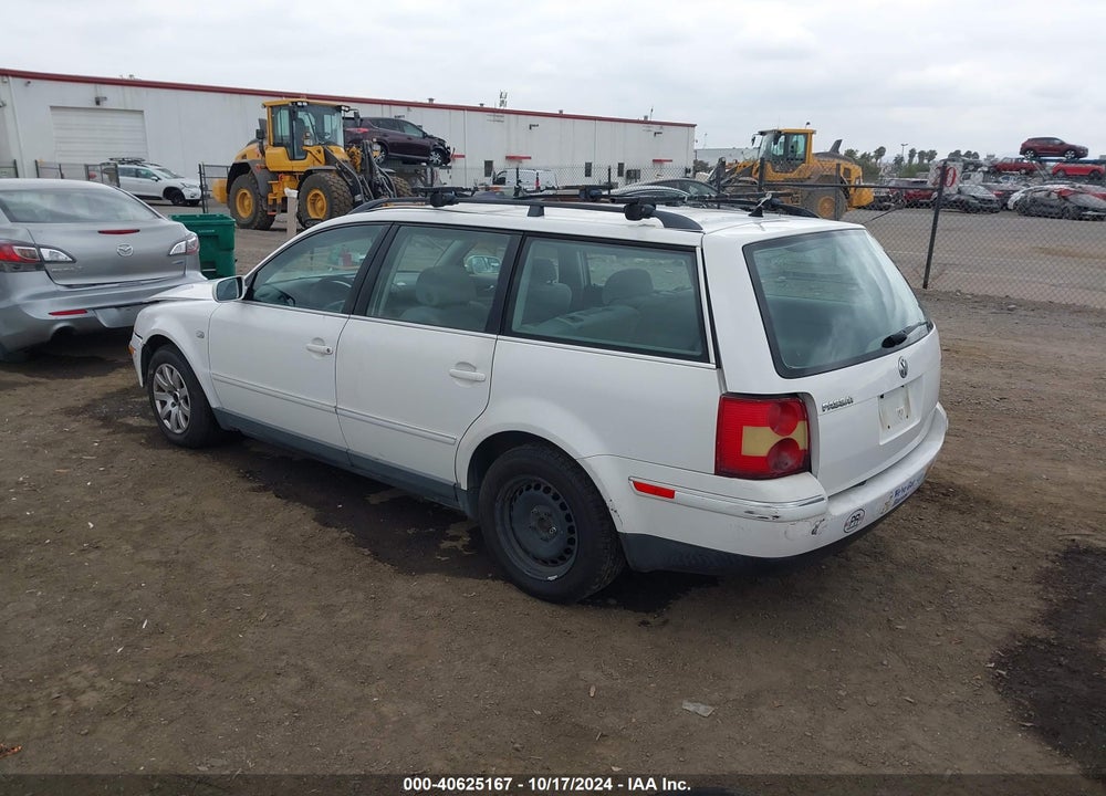 2003 VOLKSWAGEN PASSAT GLS VIN: WVWVD63B73E222357
