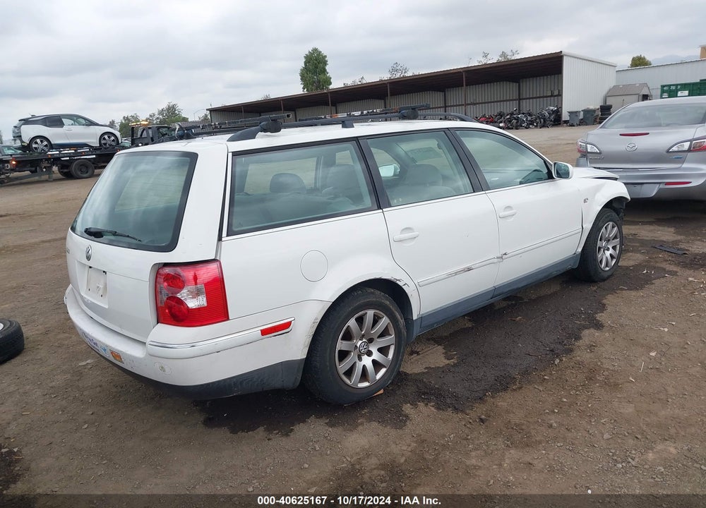 2003 VOLKSWAGEN PASSAT GLS VIN: WVWVD63B73E222357