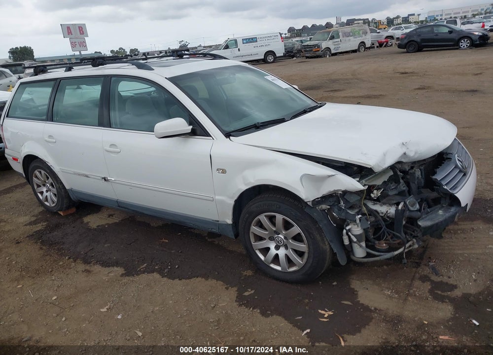 2003 VOLKSWAGEN PASSAT GLS VIN: WVWVD63B73E222357