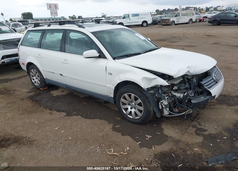 2003 VOLKSWAGEN PASSAT GLS VIN: WVWVD63B73E222357