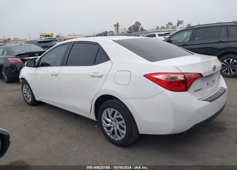 2019 TOYOTA COROLLA LE VIN: 5YFBURHE9KP890167