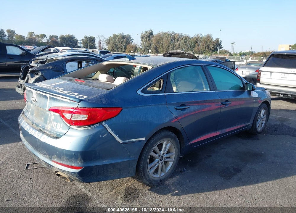 2016 HYUNDAI SONATA SE VIN: 5NPE24AF8GH265871