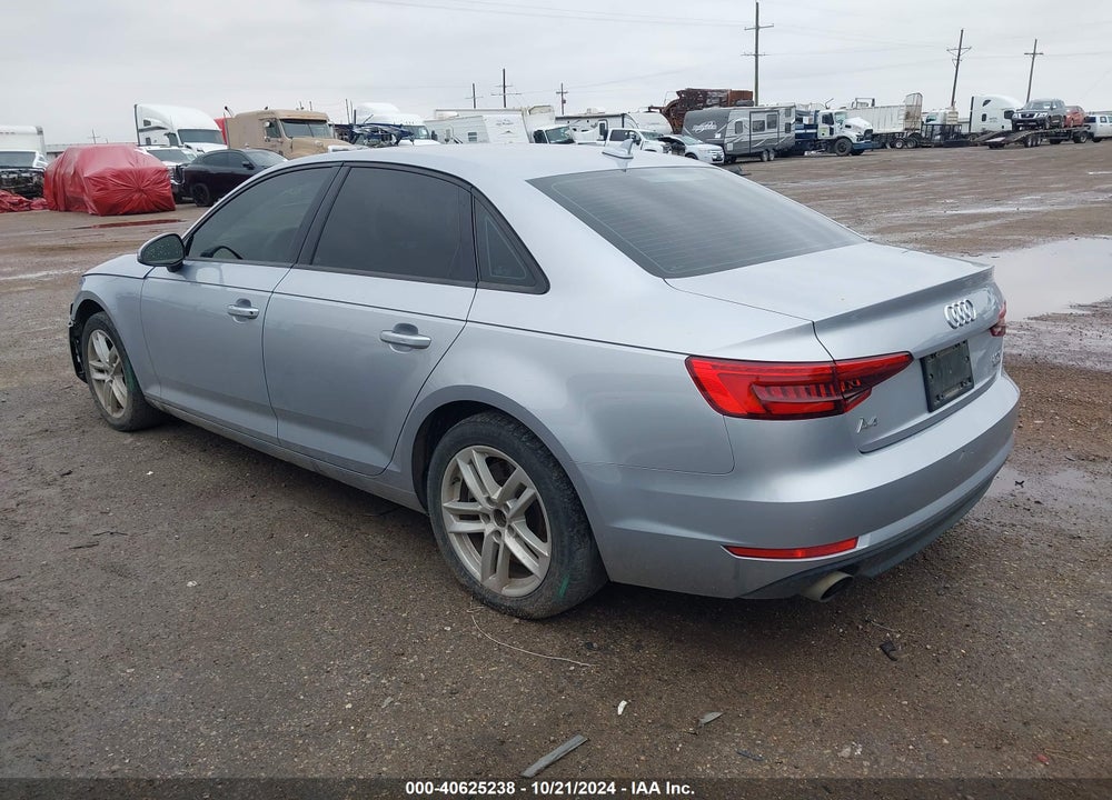 2017 AUDI A4 2.0T PREMIUM VIN: WAUANAF4XHN029684