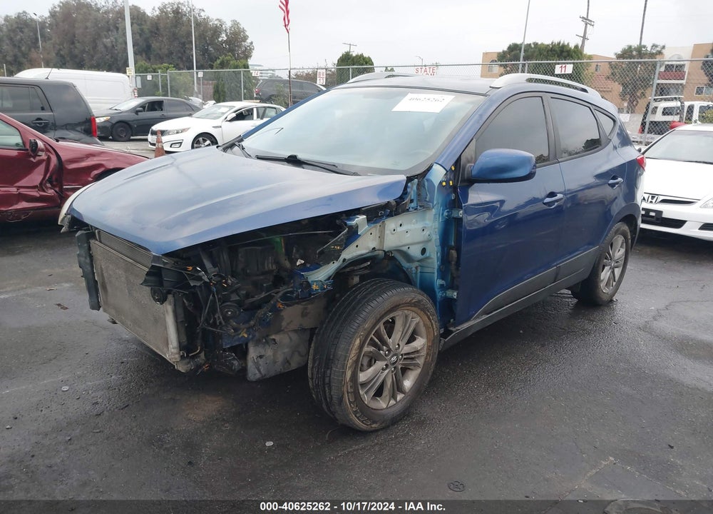 2014 HYUNDAI TUCSON SE VIN: KM8JUCAG5EU846495
