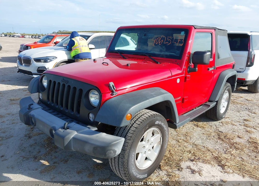 2014 ANGLER JEEP WR SPORT VIN: 1C4AJWAG2EL121697