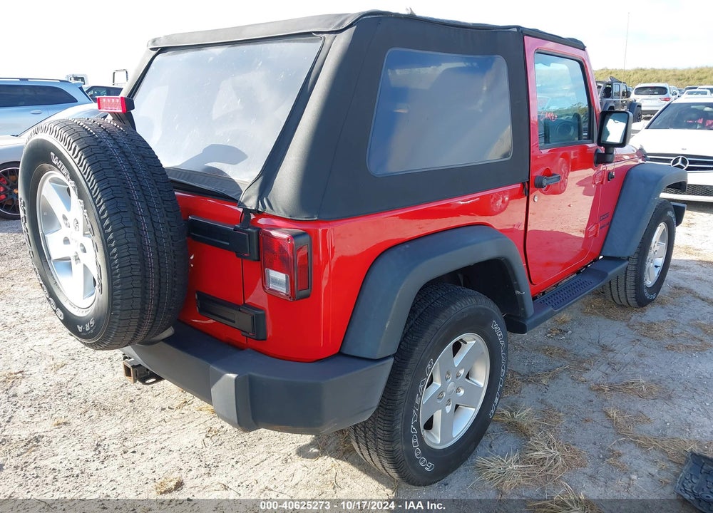 2014 ANGLER JEEP WR SPORT VIN: 1C4AJWAG2EL121697